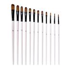 12x нейлон художник краска щетка комплект долговечность. есть живопись маслом краска щетка Phil балка to