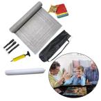 Yahoo! Yahoo!ショッピング(ヤフー ショッピング)2000Pcsジグソーパズルロールアップ収納マットジャンボボードバッグ付きキッズ大人グレー