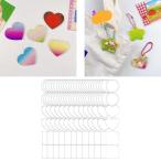  отверстие комплект ba Luxer kru диск DIY craft имеется 100Pc акрил брелок для ключа blank 