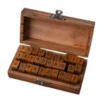  из дерева Raver штамп алфавит знак DIY craft карта 30 шт маленький знак 