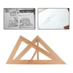 木製の数学の幾何学ツール教師教育ツール教育の三角形