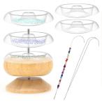  бисер spinner bow рубин z Stringer бисер миска комплект глина бисер искусство craft DIY большой I игла 