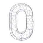 鉄線 フレーム 吊り下げ 植物ホルダー 多肉植物 プランター 数字型 9種類 フラワースタンド 屋外 インテリア  - 番号0