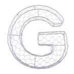 花輪 フレーム 27種類 アルファベット メタルワイヤー 植物ホルダー フラワースタンド 園芸 プランター 現代風 - G