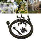  низкий давление вода спрей шланг опрыскиватель форсунка охлаждающий система комплект 6 метров. install . простой ( черный цвет )