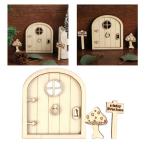  сад DIY3D из дерева .. Elf дверь комплект сам организация . день рождения подарок. оборудование орнамент B