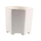  многоцелевой цветочный горшок оборудование орнамент легкий шестиугольник контейнер керамика посадочная машина pot изучение для закрытый уход за детьми . шпаклевка .o Home, белый 