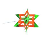 3D лотос. цветок кайт лотос кайт многоцветный три следующий изначальный кайт красочный . кайт семья деятельность открытый дверь мужчина девочка, зеленый 