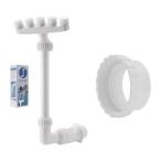  плавание бассейн. .. фонтан спрей фитинг. обратная сторона двор 360 вращение 2 -слойный слой адаптор . замена. 