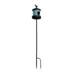  bird house крепление, опора k шпаклевка .o. атмосферостойкий клетка для птиц. украшение сад . забор обратная сторона двор сад газонная трава сырой наружный 