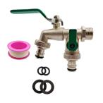  сад шланг сплиттер 2 way вентиль шланг адаптор длинный руль вентиль сплиттер двойной outlet Home уличный двойной ответвление имеется 