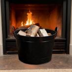 薪灰バケツ 屋内収納バレル 大容量 