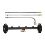 高圧洗浄機 アンダーキャリッジクリーナーセット 洗浄アタッチメント 4000PSI ユニバーサルカーウォッシュウォーターブルーム 車両/パティオ/SU