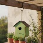  bird house произведение искусства подвешивание ниже тип металлический античный оборудование орнамент натуральный style la палочка дизайн наружный пространство атмосфера улучшение зеленый садоводство . применение 22.8x22x11cm