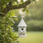  подвешивание ниже тип bird house Vintage способ металлический bird house под старину птица. finiaru имеется гнездо коробка compact подвешивание ниже тип гнездо коробка легкий орнамент веранда для 