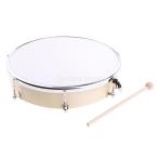  No-brand goods adjustment possibility hand drum hand percussion instrument key mallet drum toy - 11 -inch 