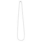 Yahoo! Yahoo!ショッピング(ヤフー ショッピング)2.4mm シルバー ラウンドボール ジュエリー チェーン ネックレス DIY ブレスレット 4長さ選べる  - 100センチメートル