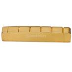 43mm プレスロット ブラス ナット 6弦エレクトリック/アコースティックギター用 交換部品