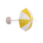 DIY ручная работа кукольный дом пляж миниатюра зонт затеняющий экран, шторки от солнца модель желтый + M