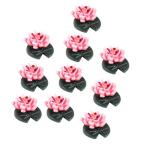 10pc Mini re craft микро структура . оборудование орнамент Lotus модель . кукла house DIY