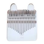 音楽愛好家のウサギのためのポータブル17キークリスタルカリンバムビラ親指ピアノ