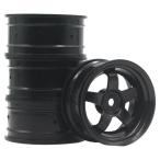  Tamiya 1/10 шкала RC машина модель черный для 4шт.@RC машина обод колеса колесо ступица 