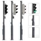  park to дождь Laile way Street 1~32G шкала. 3Pcs железная дорога модель сигнал машина LED сигнал 