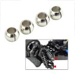 4 шт. низкий трение мяч, aluminium сплав .. ниже arm мяч низкий трение TT02 1/10 RC модель машина детали дистанционный пульт игрушка 