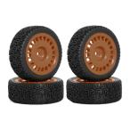 4 шт 1/10 RC Rally шина XV02 выше комплектация детали крепкий аксессуары Brown 