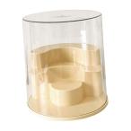  прозрачный фигурка дисплей кейс подарок контейнер кукла для маленький размер игрушка action фигурка для крем желтый 