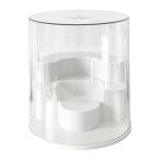  прозрачный фигурка дисплей кейс подарок контейнер кукла для маленький размер игрушка action фигурка для крем белый 