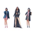 ショッピングコレクターアイテム 3 個セット 1:64スケールフィギュアモデル樹脂フィギュアリアルなサンドテーブルオーナメントコレクターアイテム立ち姿の人物モデル手描き