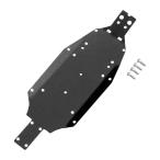  aluminium сплав шасси plate,Los00007 RC машина для шасси защита "skid plate". для замены ( черный )