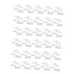 30 штук входит контроль звуковой сигнал комплект 4 дыра DIY самолет аксессуары Project электрический самолет для лестница угол U зажим . винт имеется 