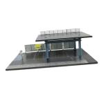 1/64スケール 駐車場ジオラマ 装飾ガレージシーン ミニチュアシーンモデル M0085A