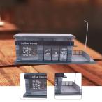 1/64スケール モデルカー ディスプレイケース カフェ ジオラマ オーナメント シナリオ ディスプレイボックス スタイルA