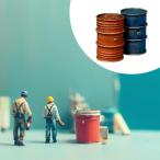 1/64 миниатюра масло барабан compact collector предназначенный 1:64 шкала Mini scene масло barrel красный . синий 