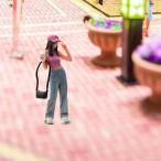 1/64 шкала geo лама фигурка улица . пейзаж персона модель фигурка миниатюра расположение для коллекций .. сад строительство модель 