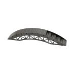 RC crawler машина Bridge нержавеющая сталь производства настоящий . симуляция препятствие предмет 1/18 для черный подножка имеется 