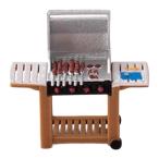 1/64 шкала. миниатюра барбекю решётка модель, geo лама фотография фотосъемка реквизит оборудование орнамент расположение для настоящий . Mini миниатюра scene оборудование орнамент 