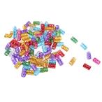 Yahoo! Yahoo!ショッピング(ヤフー ショッピング)DIY髪型編みポニーテール混色のための100個のアルミ製のドレッドロックビーズ