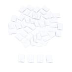 50xクリアネイルアートチップポーランドカラーディスプレイチャートガラスビーズ長方形