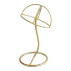 12 `` metal парик держатель подставка колпак вешалка шляпа дисплей держатель подставка золотой 