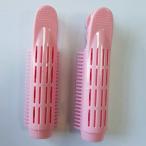 Yahoo! Yahoo!ショッピング(ヤフー ショッピング)ピンク ヘアローラールートふわふわ ショートカーラーヒートレスセルフグリップローラーレディース