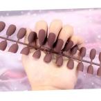 24 шт. DIY очарование Full Art натуральный коврик ногти. hinto нейл-арт светло-коричневый. patch . нажать 