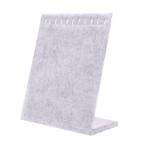 17 крюк колье ювелирные изделия дисплей подставка накладка tray шоу серьги распродажа L знак type серый 