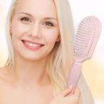エアクッションヘアスタイリングコームヘアマッサージブラシヘアツールピンク
