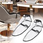 ショッピングシューズカバー ヘアカットシューズカバー ヘアカットオーバーシューズ ブーツプロテクター 1ペア クリア防水理髪靴カバー サロンヘアカットまたはヘアカラー用