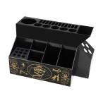 ショッピングヘアスタイリングツール 理髪店用はさみオーガナイザー ヘアサロンホルダー ペットトリマー用 ホームブラシ用 ブラック