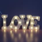 11種類選べる LEDライト 文字記号 壁掛け アルファベット 暖白色光 装飾ライト 部屋 パーティー ホテル アクセサリー - LOVE ホワイト
